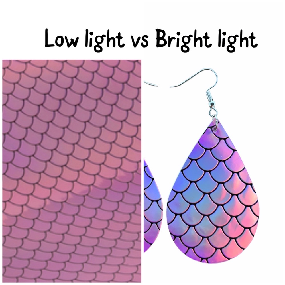 🌻3 for$12 🖤Faux Leather Dangle Earrings - Picture 3 of 6